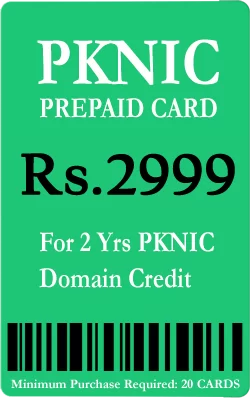 PKNIC Prepaid Card